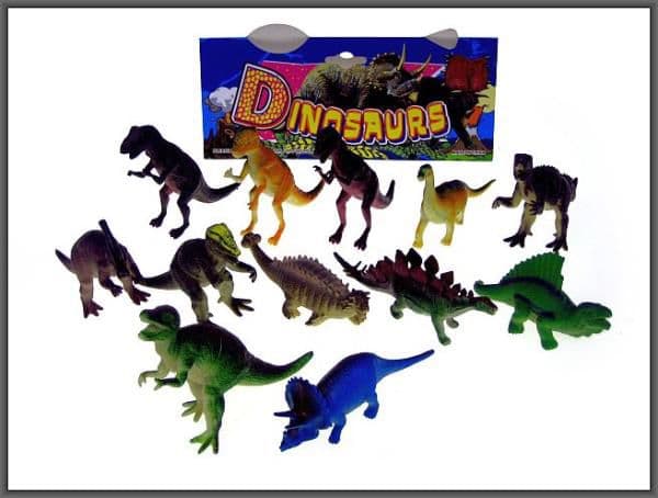 Hippo dinosaurus figuuri 10cm 12kpl (HHS069)
