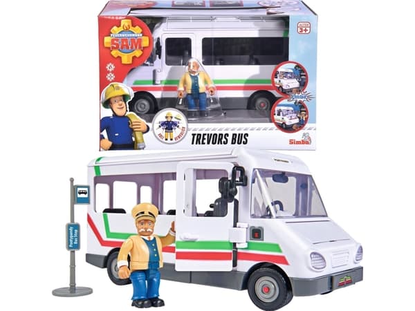 Simba Simba 925-1073 Fireman Sam Trevora Bus with universal figures