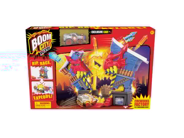 Boom City Racers ilotulitustehdas