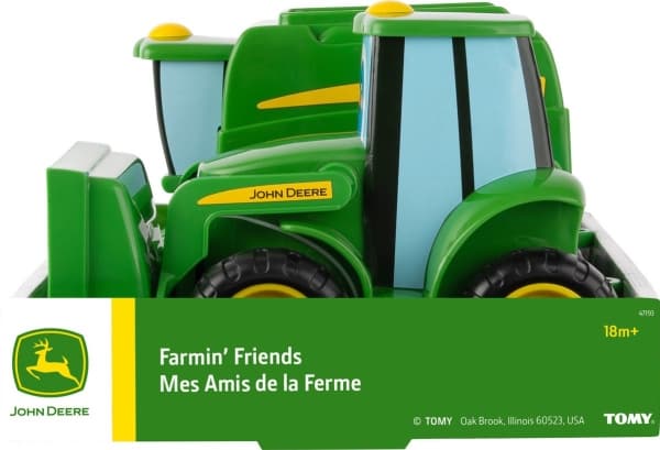 Tomy John Deere B47193, Kjøretøysett, Inne/Ute, 1,5 år, Plast, Grønn, Gult