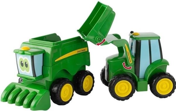 Tomy John Deere B47193, Kjøretøysett, Inne/Ute, 1,5 år, Plast, Grønn, Gult