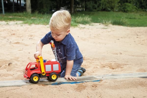Lena 04355, Truck, Fire truck, 3 år, Plast, Sort, Grå, Rød, Gult