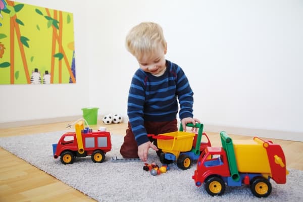 Lena 04355, Truck, Fire truck, 3 år, Plast, Sort, Grå, Rød, Gult