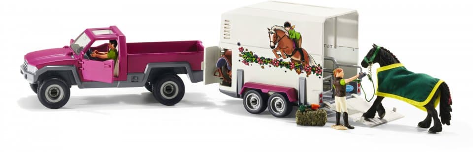 Schleich Pick Up Bil med Hästtransport