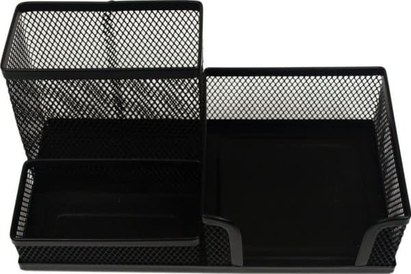Titanium Desk Organizer, Black Mesh