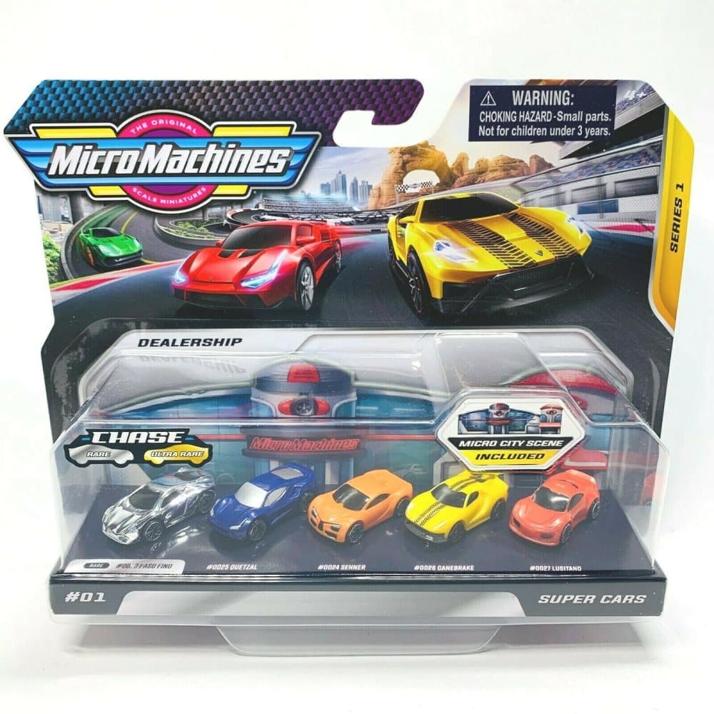 Micro Machines World Pack Super Cars #1 Rare