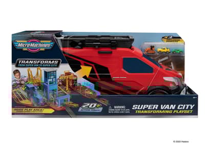 Micro Machines World Pack Super Van city Transforming Playset