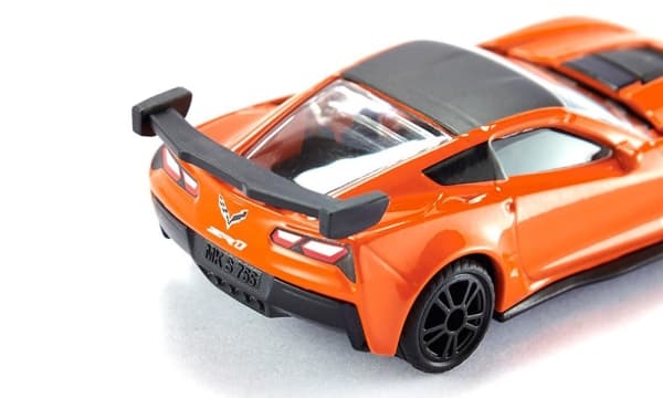 Siku Chevrolet Corvette ZR1, Racing vehicle, 3 yr(s), Metal, Plastic, Rubber, Black, Orange