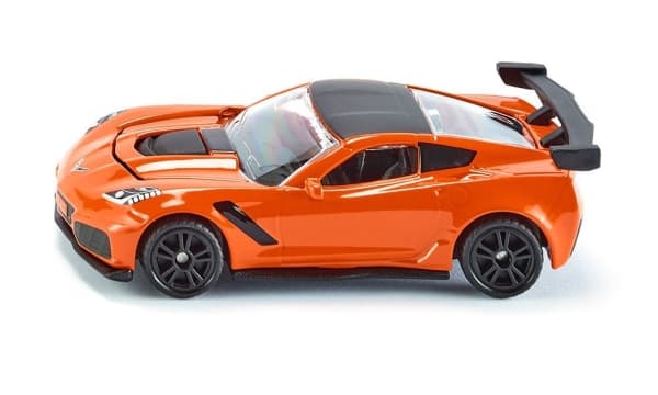 Siku Chevrolet Corvette ZR1, Racing vehicle, 3 yr(s), Metal, Plastic, Rubber, Black, Orange
