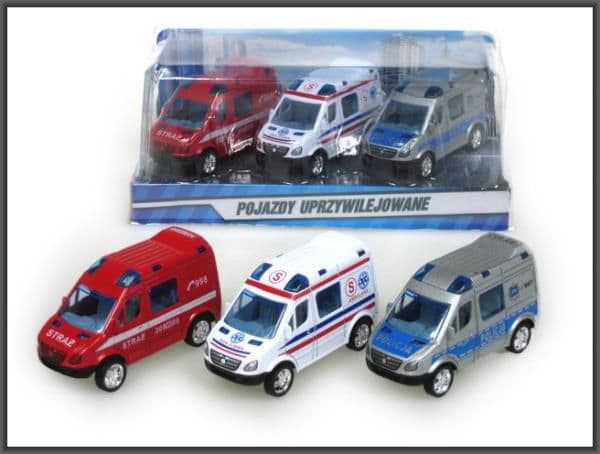 Hipo Mini privilegert varebil 8 cm 3 stk