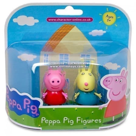 Maki figurer Peppa Pig Greta Gris Twin 2-Pack Greta & Rebecca Rabbit