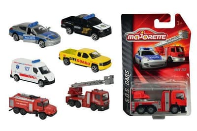 MAJORETTE SOS Pojazdy blister mix, cena za 1szt