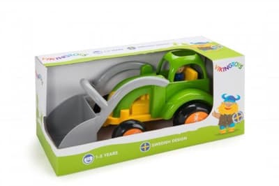 Viking Pojazd spychacz 25cm z figurką DANTE