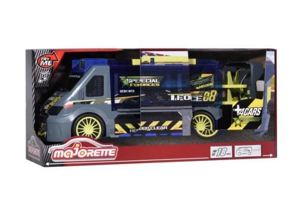 Majorette Van na samochodziki + 4 samochody