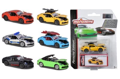 MAJORETTE Auto Porsche Deluxe 6 wzorów Cena za 1szt