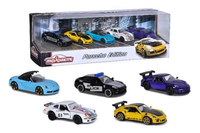 MAJORETTE Zestaw Porsche 5 sztuk
