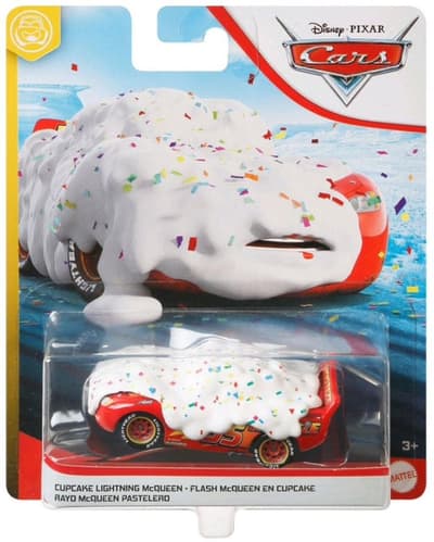 Disney Cars 1:55 CUPCAKE LIGHTNING McQUEEN GKB29