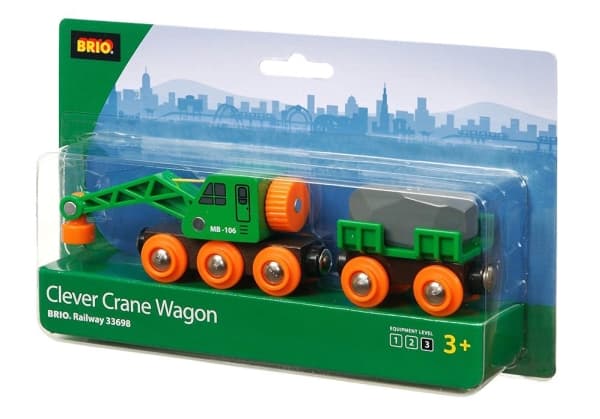 BRIO World - Clever Crane Wagon