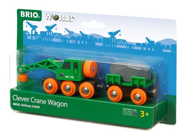 BRIO World - Clever Crane Wagon