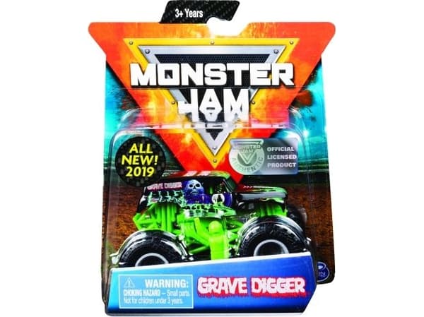 Monster Jam MNJ VHC 1to64 SPk Earth Shaker ST WB GML, Bil, 3 år, Plast, Flerfarget