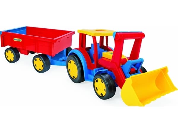 WADER Gigant Tractor Loa der and trailer set 117
