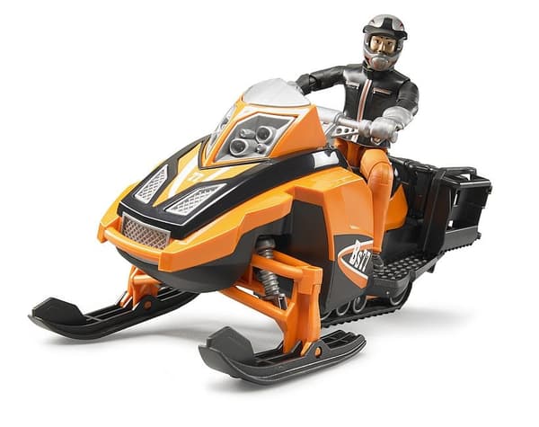 Bruder - Snow mobile with driver and accessories (BR63101)