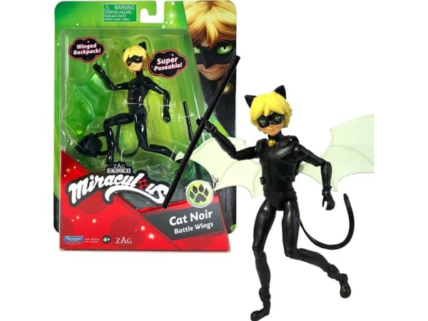 Figurlekekamerater Toys Miraculous - Black Cat og tilbehør (50403)