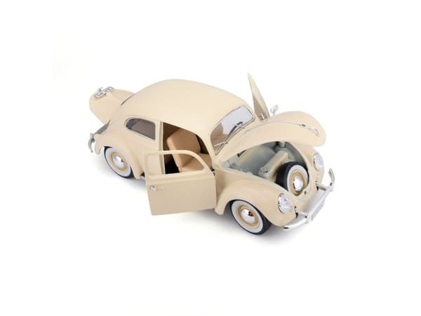 BBURAGO Volkswagen Käfer 1955, Klassisk bil, Montert på forhånd, 1:18, Volkswagen Käfer, Alle kjønn, Metall, Plast