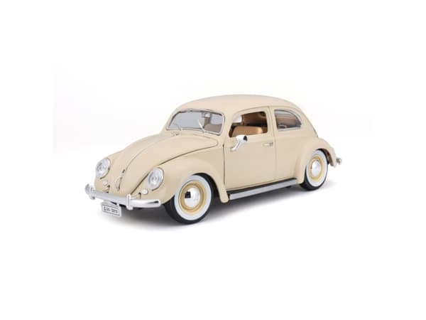 BBURAGO Volkswagen Käfer 1955, Klassisk bil, Montert på forhånd, 1:18, Volkswagen Käfer, Alle kjønn, Metall, Plast
