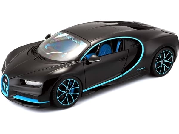 BBURAGO Bugatti Chiron, Superbil, Montert på forhånd, 1:18, Bugatti Chiron, Alle kjønn, Metall, Plast