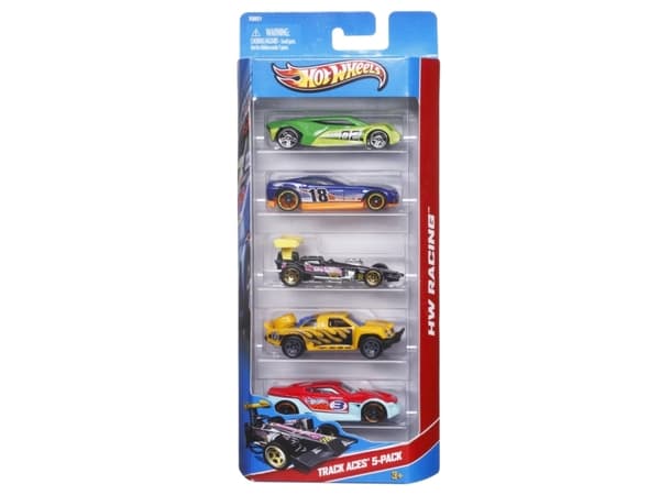 Mattel HOT WHEELS bilmodeller 5 stk. samling, 1806