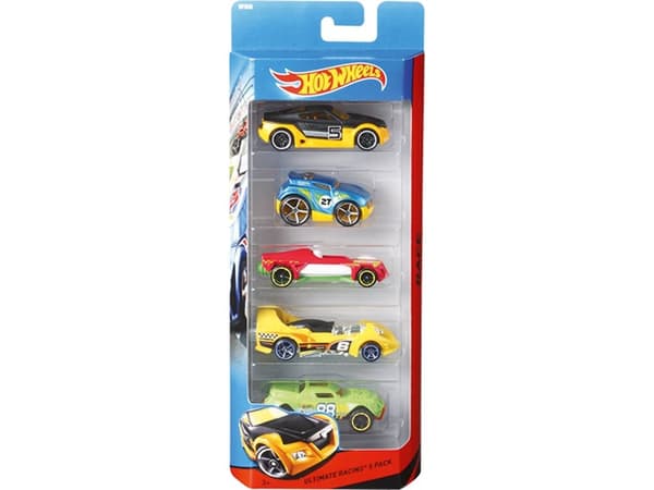 Mattel HOT WHEELS bilmodeller 5 stk. samling, 1806