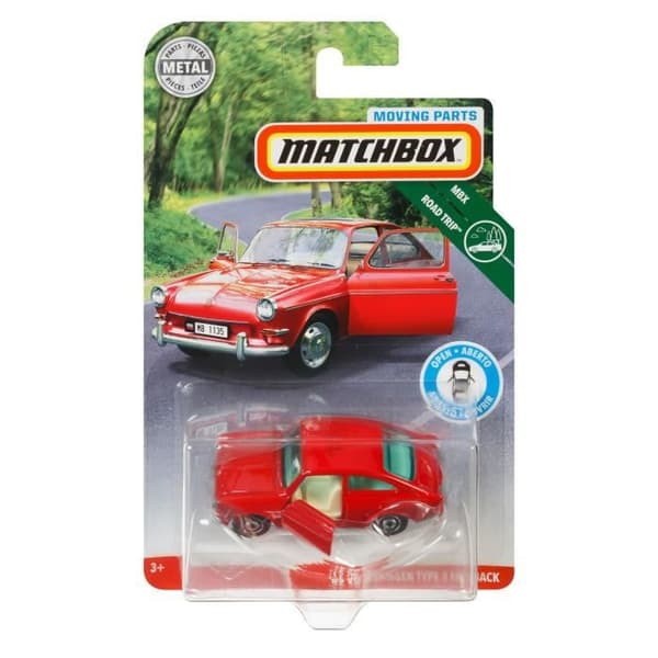 MATCHBOX Fordon med rörliga delar (slumpmässig modell) - 3 år och +