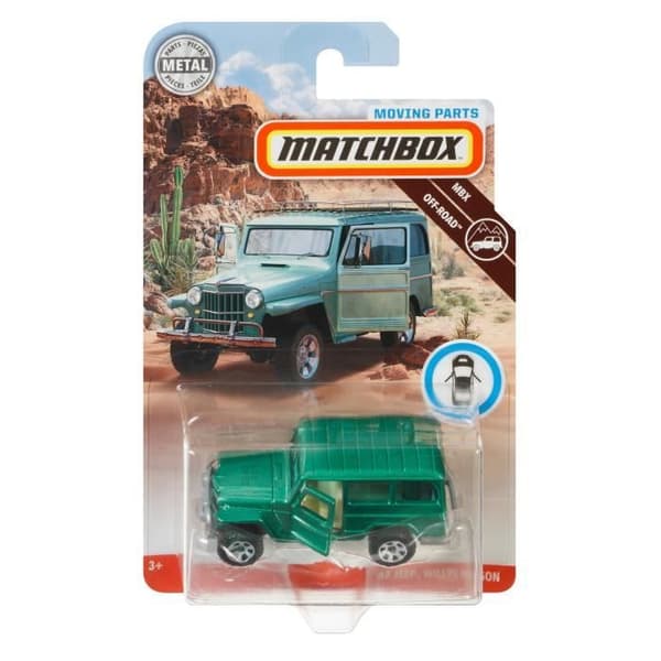 MATCHBOX Fordon med rörliga delar (slumpmässig modell) - 3 år och +