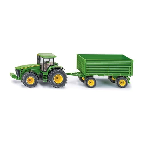 John Deere 8430-traktor med släp -  Siku