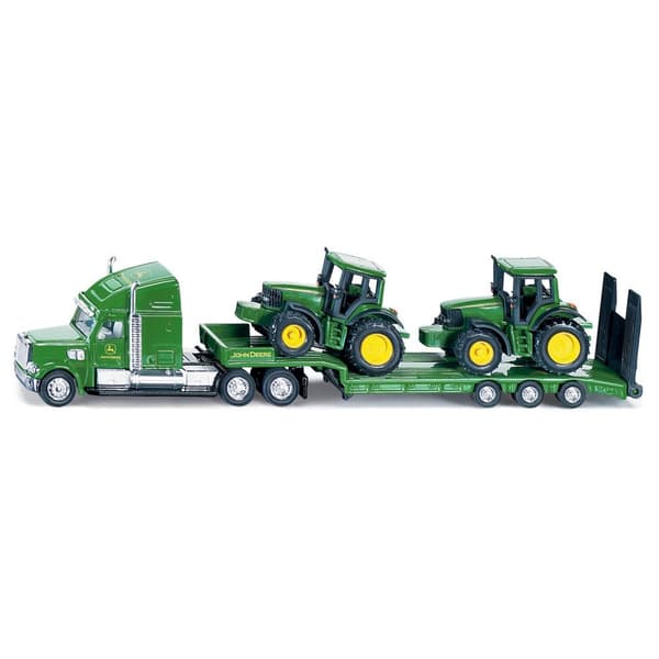 Lastbil med John Deere Traktorer 1:87 - Siku