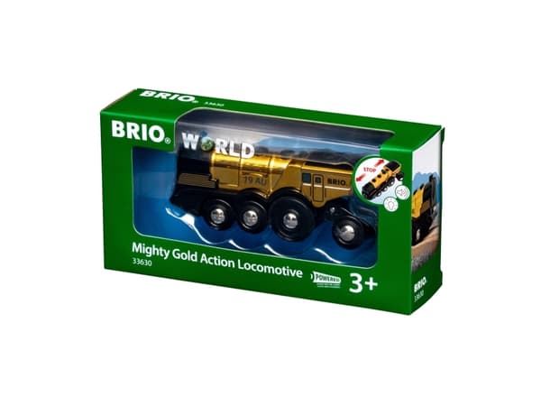 BRIO 33630 Mighty Gold Action Locomotive