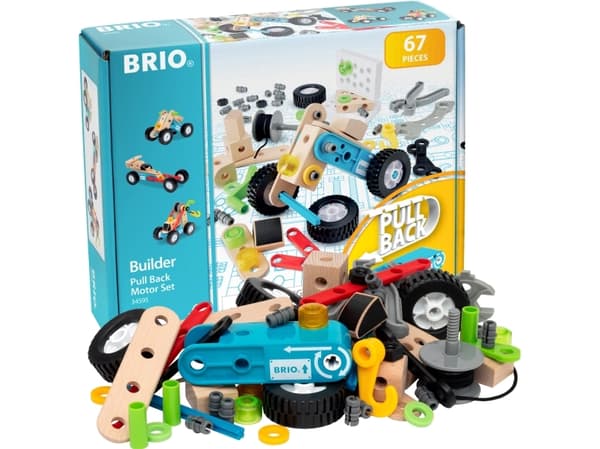 BRIO 34595 Builder trekk tilbake-motorsett