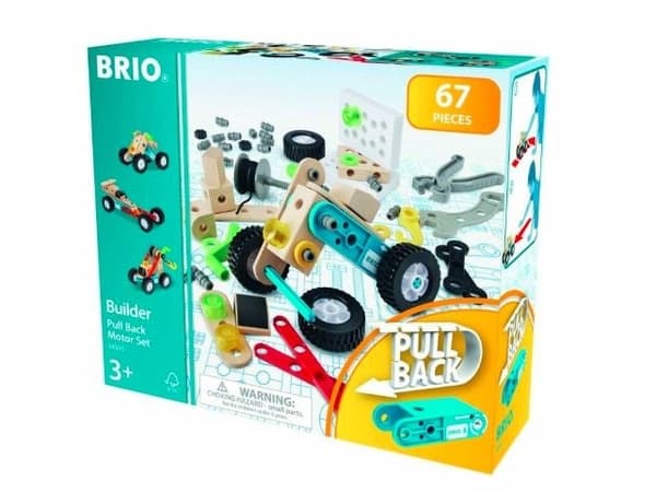 BRIO 34595 Builder trekk tilbake-motorsett