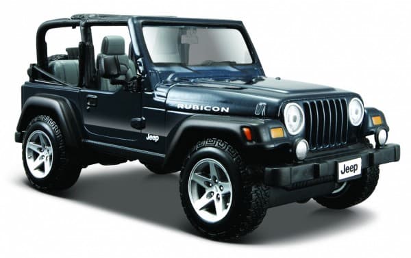 MAISTO 31245-56 Jeep Wrangler Rubicon blå 1:27 p12