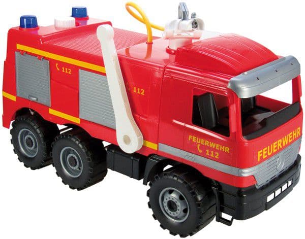 Lena GIGA TRUCKS Fire truck Actros with labels, Brannbil, Fire truck, 3 år, Plast, Sort, Rød