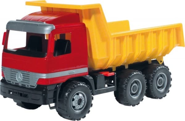 Lena GIGA TRUCKS Dump Truck Actros, Dumper, Dump truck, 3 år, Plast, Rød, Gult
