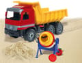 Miniatyrbilde 2 av 3: Lena GIGA TRUCKS Dump Truck Actros, Dumper, Dump truck, 3 år, Plast, Rød, Gult