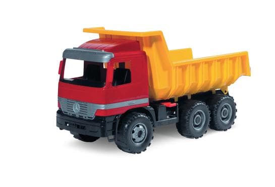 Lena GIGA TRUCKS Dump Truck Actros, Dumper, Dump truck, 3 år, Plast, Rød, Gult