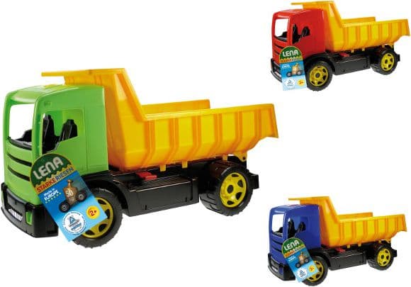 Lena GIGA TRUCKS Dump truck assorted, Rekka, Sisä- ja ulkotila, 3 vuosi/vuosia, Muovi, Monivärinen