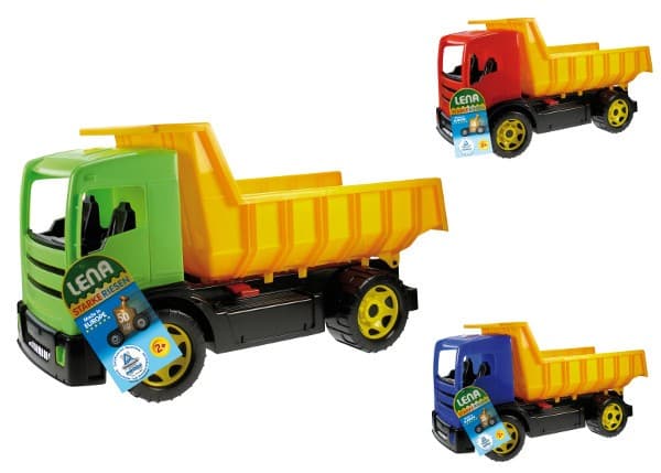 Lena GIGA TRUCKS Dump truck assorted, Rekka, Sisä- ja ulkotila, 3 vuosi/vuosia, Muovi, Monivärinen