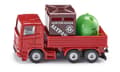 Miniatyrbild 1 av 5: Siku 0828, Lastbil, 3 År, Metall, Plast, Röd