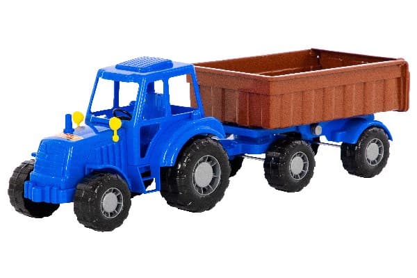 Polesie Polesie 84750 Altaj sininen traktori ja perävaunu nro 1 verkossa
