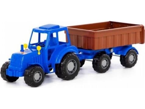 Polesie Polesie 84750 Altaj sininen traktori ja perävaunu nro 1 verkossa