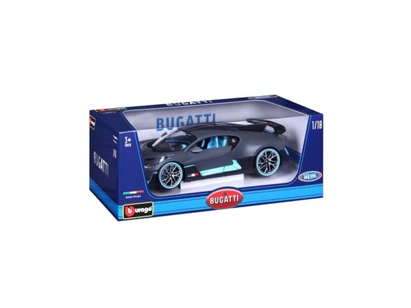 BBURAGO Bugatti Divo, Modellsuperbil, Förmonterad, 1:18, Bugatti Divo, Alla, Metall, Plast